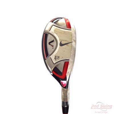 Nike Victory Red Hybrid 4 Hybrid 24° Aldila VooDoo SVR8 Graphite Stiff Right Handed 40.25in
