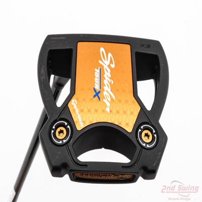 Mint TaylorMade Spider Tour X Black Slant Putter Steel Left Handed 35.0in