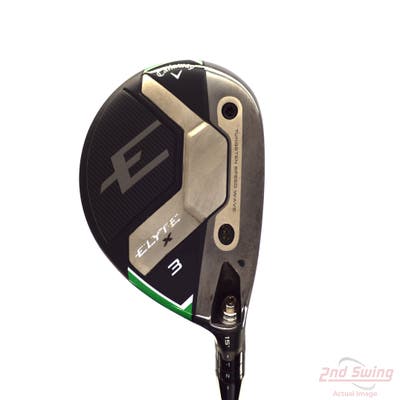 Callaway Elyte X Fairway Wood 3 Wood 3W 15° Mitsubishi Vanquish PL 40 Graphite Senior Right Handed 43.25in