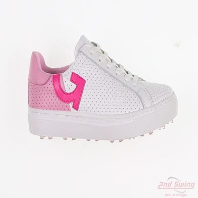 New Womens Golf Shoe G-Fore Perf Disruptor 7.5 White/Pink MSRP $225 G4LS22EF24