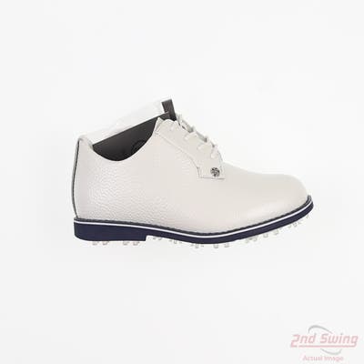 New Womens Golf Shoe G-Fore Gallivanter Leather 7.5 White/Navy MSRP $350 G4LS22EF02