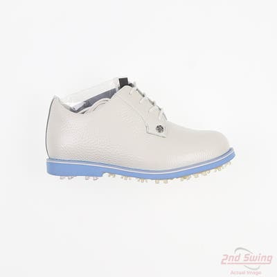 New Womens Golf Shoe G-Fore Gallivanter Leather 6.5 White/Blue MSRP $350 G4LF21EF01