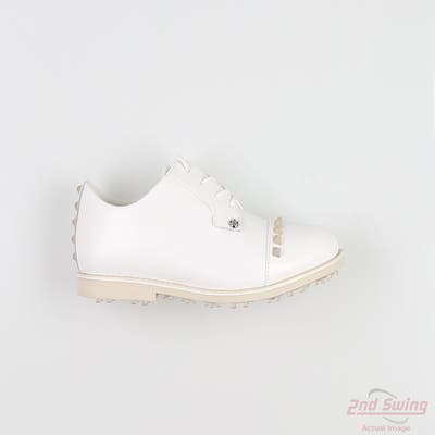 New Womens Golf Shoe G-Fore Gallivanter Leather 9.5 White MSRP $350 G4LC0EF05