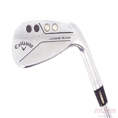 Callaway Jaws Raw Chrome Wedge Gap GW 50° 10 Deg Bounce S Grind True Temper Dynamic Gold Spinner Tour Issue Steel Wedge Flex Right Handed 35.25in