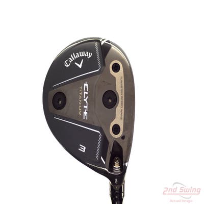 Mint Callaway Elyte Ti Fairway Wood 3 Wood 3W 15° Project X Denali Charcoal 60 Graphite Regular Right Handed 43.25in