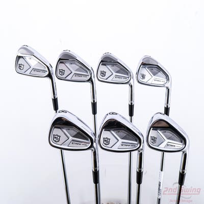Mint Wilson Staff 2024 Staff Model CB Iron Set 4-PW Project X Rifle 6.5 Steel X-Stiff Right Handed STD