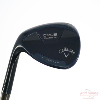 Mint Callaway Opus Platinum Blue Wedge Sand SW 56° 12 Deg Bounce S Grind True Temper Dynamic Gold Mid 115 TI Wedge GunMetal Steel Wedge Flex Left Handed 35.25in