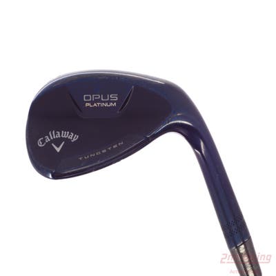 Callaway Opus Platinum Blue Wedge Lob LW 58° 10 Deg Bounce S Grind True Temper Dynamic Gold Mid 115 TI Wedge GunMetal Steel Wedge Flex Right Handed 35.0in