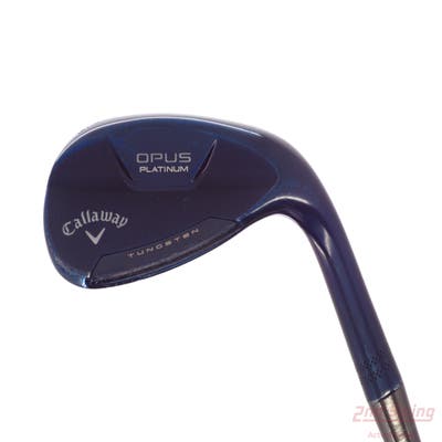 Callaway Opus Platinum Blue Wedge Lob LW 58° 10 Deg Bounce S Grind True Temper Dynamic Gold Mid 115 TI Wedge GunMetal Steel Wedge Flex Right Handed 35.0in
