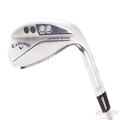 Callaway Jaws Raw Full Toe Chrome Wedge Lob LW 60° 10 Deg Bounce J Grind True Temper Dynamic Gold Spinner Tour Issue Steel Wedge Flex Right Handed 35.25in