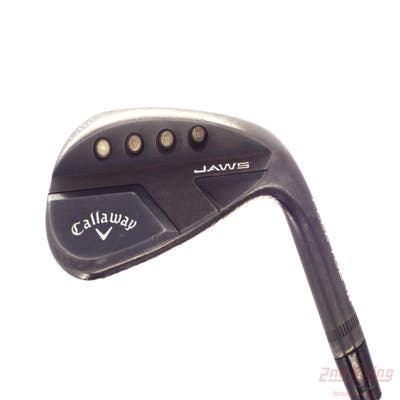 Callaway Jaws Full Toe Raw Black Wedge Lob LW 58° 10 Deg Bounce True Temper Dynamic Gold S300 Steel Stiff Right Handed 35.0in