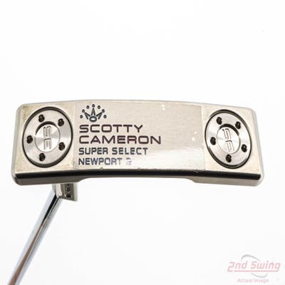Mint Titleist Scotty Cameron Super Select Newport 2 Putter Steel Left Handed 34.0in