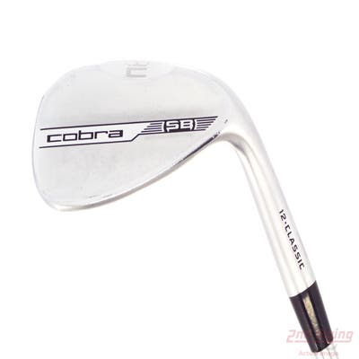 Cobra 2023 KING SB Tour Raw Wedge Gap GW 52° 12 Deg Bounce FST KBS Tour C-Taper 130 Steel X-Stiff Right Handed 35.5in