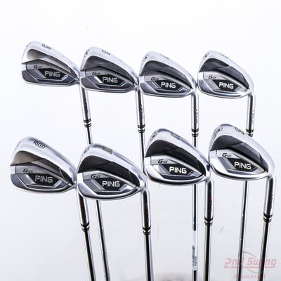 Ping G425 Iron Set 5-PW AW SW True Temper Dynamic Gold EX TI X100 Steel X-Stiff Right Handed Red dot +1/4"