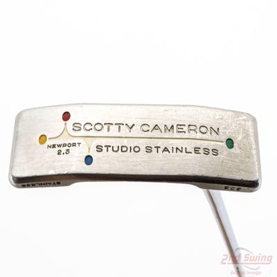 Titleist Scotty Cameron Studio Stainless Newport 2.5 Putter Steel Right Handed 35.0in