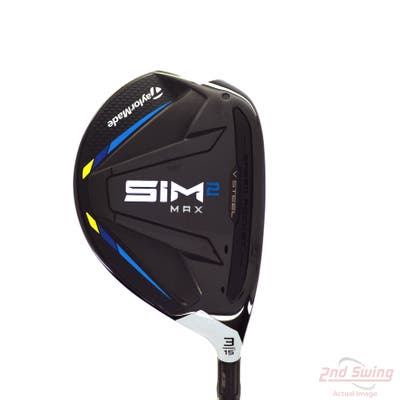 TaylorMade SIM2 MAX Fairway Wood 3 Wood 3W 15° Fujikura Ventus Blue 5 Graphite Regular Right Handed 43.25in