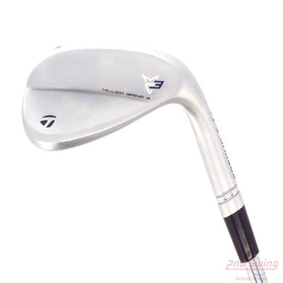 Mint TaylorMade Milled Grind 3 Raw Chrome Wedge Lob LW 58° 11 Deg Bounce SB True Temper Dynamic Gold Tour Issue S200 Steel Stiff Right Handed 35.0in