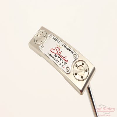 Mint Titleist Scotty Cameron 2025 Studio Style Newport 2.5 Plus Putter Steel Right Handed 35.0in