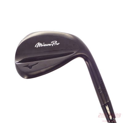 Mizuno Pro T-1 Black Ion Wedge Gap GW 58° 10 Deg Bounce V Grind FST KBS Hi-Rev 2.0 Black PVD Steel Wedge Flex Right Handed 35.0in
