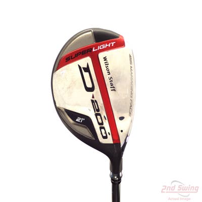Wilson Staff D200 Fairway Wood 7 Wood 7W 21° Wilson Elements Chrome 49F Graphite Senior Right Handed 41.75in