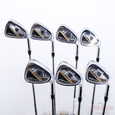 Mint Wilson Staff FG Tour V4 Forged Iron Set 5-PW GW True Temper Super Light Steel Stiff Right Handed +1/4"