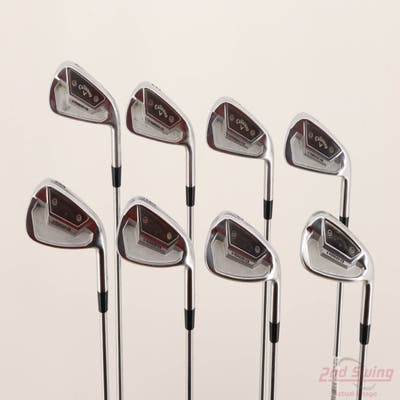 Callaway X Forged CB 21 Iron Set 4-PW GW Project X IO 6.0 Graphite Stiff Right Handed +1/2"