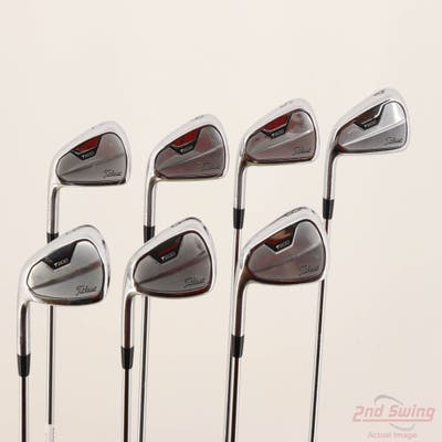 Titleist 2021 T200 Iron Set 4-PW FST KBS Tour 105 Steel Stiff Left Handed +1/4"