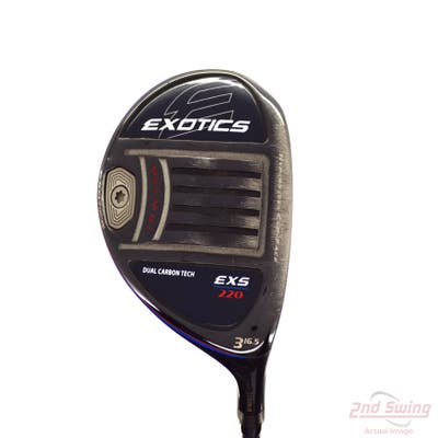 Tour Edge Exotics EXS 220 Fairway Wood 3 Wood 3W 16.5° Mitsubishi C6 Series Red Graphite Senior Right Handed 43.5in