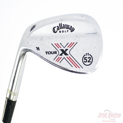 Callaway X-Tour Satin Wedge Gap GW 52° 11 Deg Bounce Callaway Stock Steel Steel Wedge Flex Left Handed 35.5in