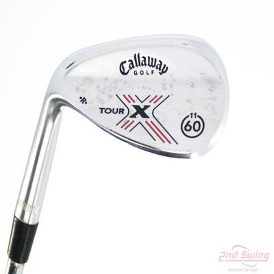 Callaway X-Tour Satin Wedge Lob LW 60° 11 Deg Bounce Callaway Stock Steel Steel Stiff Left Handed 35.5in