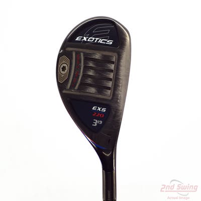 Tour Edge Exotics EXS 220 Hybrid 3 Hybrid 19° VA Composites Drago 65 Graphite Stiff Right Handed 40.5in