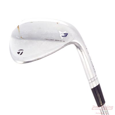 TaylorMade Milled Grind 3 Raw Chrome Wedge Sand SW 56° 12 Deg Bounce SB True Temper Dynamic Gold Tour Issue S200 Steel Stiff Right Handed 35.0in