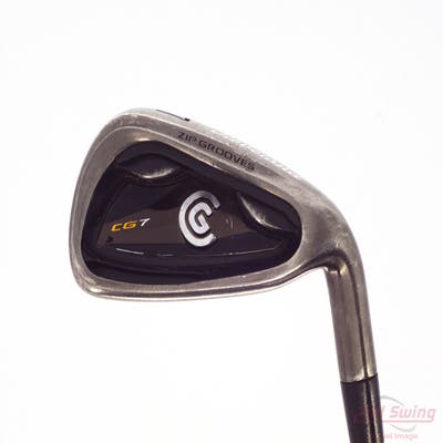 Cleveland CG7 Black Single Iron 7 Iron Stock Steel Shaft Steel Stiff Right Handed 37.0in