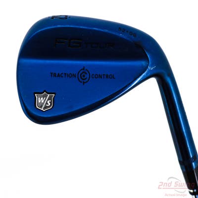 Mint Wilson Staff FG Tour TC Gun Blue PVD Wedge Gap GW 52° 6 Deg Bounce True Temper Dynamic Gold Steel Wedge Flex Right Handed 35.5in
