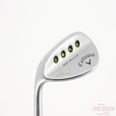 Callaway MD3 Milled Chrome S-Grind Wedge Lob LW 60° 9 Deg Bounce C Grind True Temper Dynamic Gold Steel Wedge Flex Left Handed 37.0in