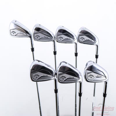 Callaway Elyte Iron Set 4-PW True Temper Vector 90 Steel Stiff Right Handed STD