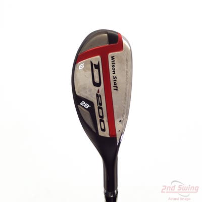 Mint Wilson Staff D200 Hybrid 6 Hybrid 28° Stock Graphite Shaft Graphite Senior Right Handed 39.5in