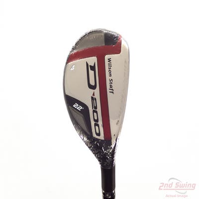 Mint Wilson Staff D200 Hybrid 4 Hybrid 22° Wilson Elements Chrome 54F Graphite Senior Right Handed 40.5in