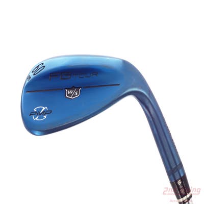 Mint Wilson Staff FG Tour PMP Gun Blue PVD Wedge Lob LW 60° 9 Deg Bounce Stock Steel Shaft Steel Wedge Flex Right Handed 35.75in