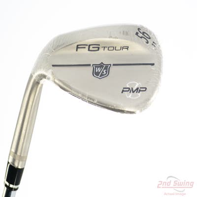 Mint Wilson Staff FG Tour PMP Tour Frosted Wedge Sand SW 56° 11 Deg Bounce FST KBS Hi-Rev 2.0 125 Steel Stiff Left Handed 35.5in
