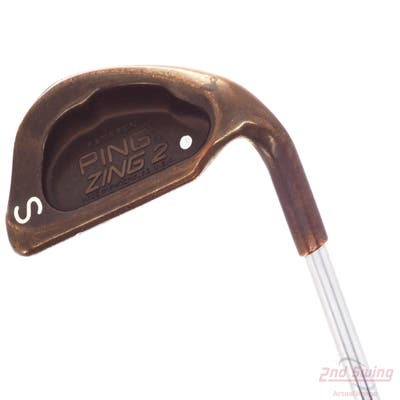Ping Zing 2 Beryllium Copper Wedge Sand SW Stock Steel Shaft Steel Wedge Flex Right Handed White Dot 36.0in