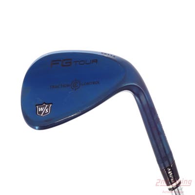 Mint Wilson Staff FG Tour TC Gun Blue PVD Wedge Sand SW 56° 14 Deg Bounce Stock Steel Shaft Steel Wedge Flex Right Handed 35.0in