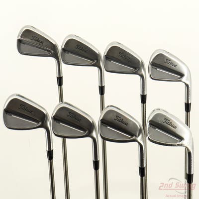 Titleist 2025 T100 Iron Set 4-PW AW Aerotech SteelFiber i95cw Graphite Stiff Right Handed +1/4"