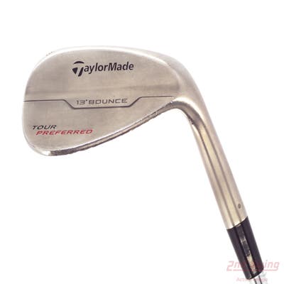 TaylorMade 2014 Tour Preferred Bounce Wedge Lob LW 58° 13 Deg Bounce Stock Steel Shaft Steel Stiff Right Handed 35.0in