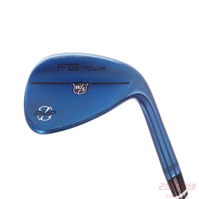 Wilson Staff FG Tour PMP Gun Blue PVD Wedge Sand SW 56° 14 Deg Bounce FST KBS Hi-Rev 2.0 125 Steel Stiff Right Handed 35.5in