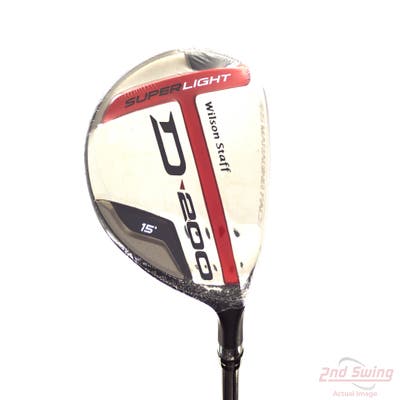 Mint Wilson Staff D200 Fairway Wood 3 Wood 3W 15° Wilson Elements Chrome 49F Graphite Regular Right Handed 43.25in