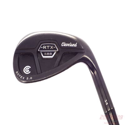 Cleveland 588 RTX 2.0 CB Black Satin Wedge Sand SW 56° 14 Deg Bounce True Temper Dynamic Gold S300 Steel Stiff Right Handed 36.75in