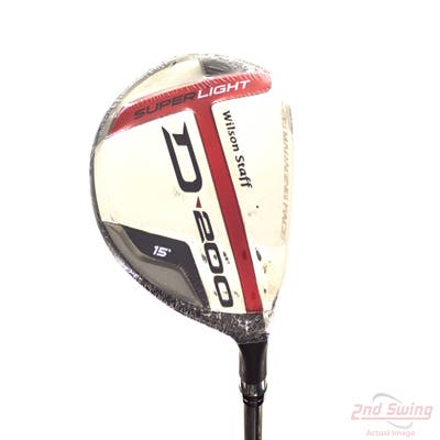 Mint Wilson Staff D200 Fairway Wood 3 Wood 3W 15° Wilson Elements Chrome 49F Graphite Senior Right Handed 43.25in