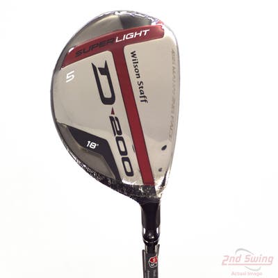 Mint Wilson Staff D200 Fairway Wood 5 Wood 5W 18° Wilson Elements Chrome 49F Graphite Regular Right Handed 42.5in
