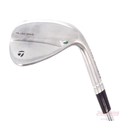 TaylorMade Milled Grind 4 Chrome Wedge Lob LW 58° 11 Deg Bounce SB Stock Steel Shaft Steel Stiff Right Handed 35.0in